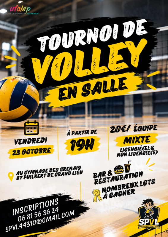 Affiche Tournoi SPVL 23.10.2026