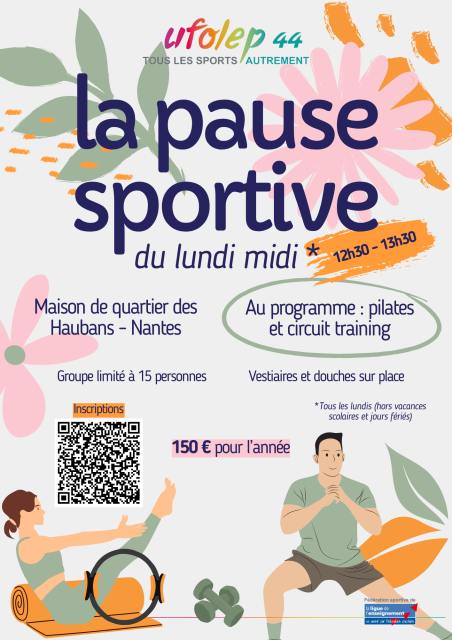 Pause sportive lundi nantes