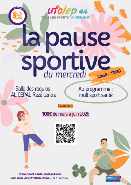 Pause sportive mercredi CEPAL 2