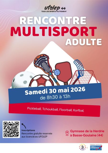 Rencontre multisport adulte